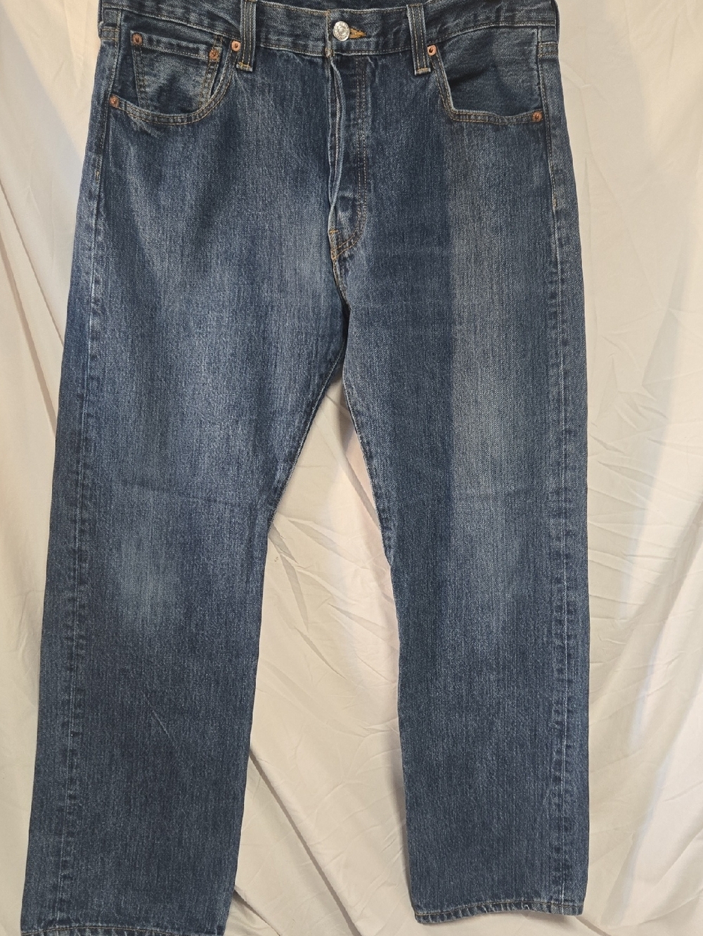 Levi's Straight Leg Dark Blue Denim Jeans